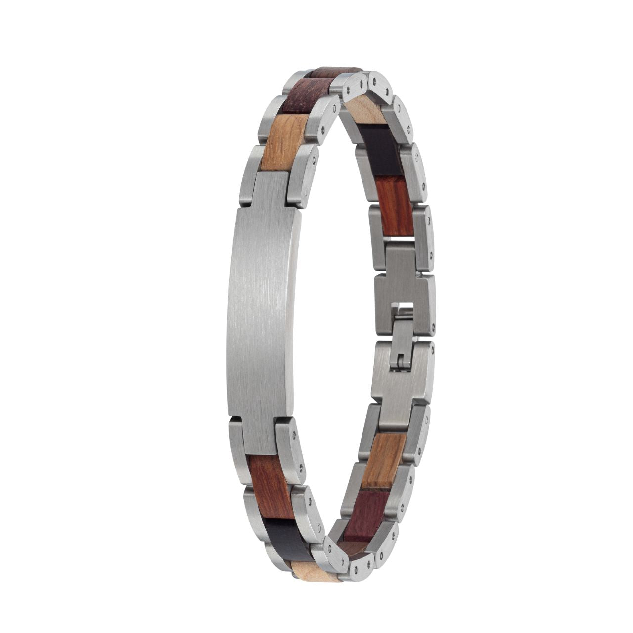 Farebný náramok z viac druhov dreva pre dámy