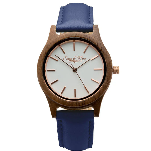 damske drevene naramkove hodinky Sissy