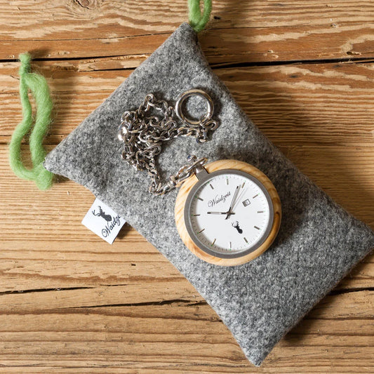 drevene panske vreckove hodinky