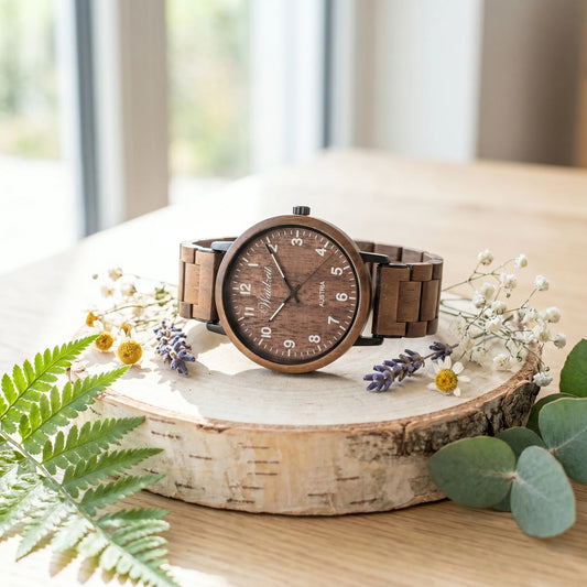 Női Wooden Sissy Wood Watch fából készült óra