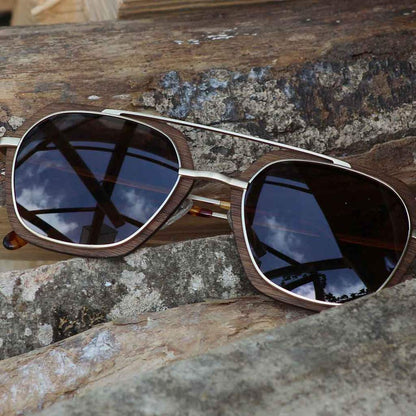 Drevené okuliare Orech Waidzeit