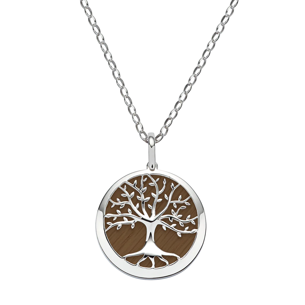 Drevený náhrdelník Strom života Orech