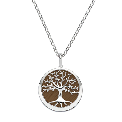 Drevený náhrdelník Strom života Orech