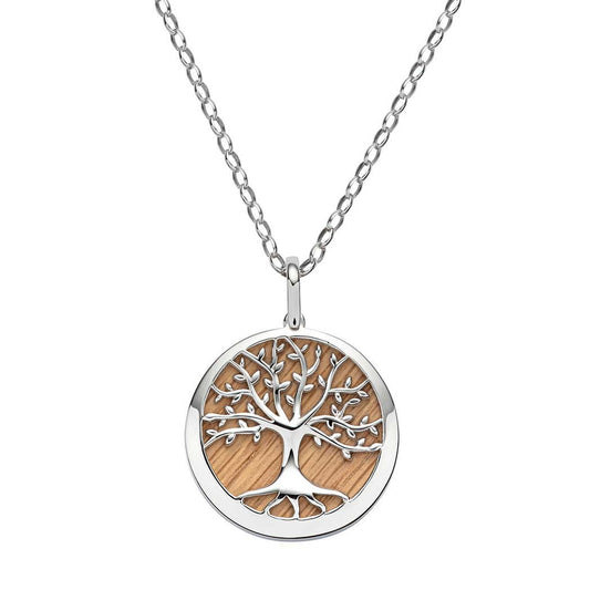 Drevený náhrdelník Strom života Barrique