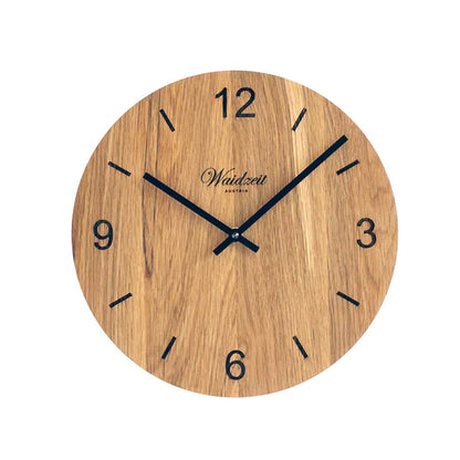Fából készült falióra Tempus Oak