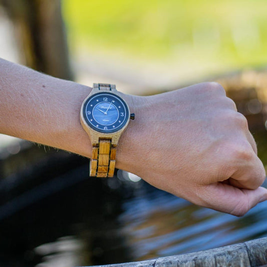 drevene hodinky damske