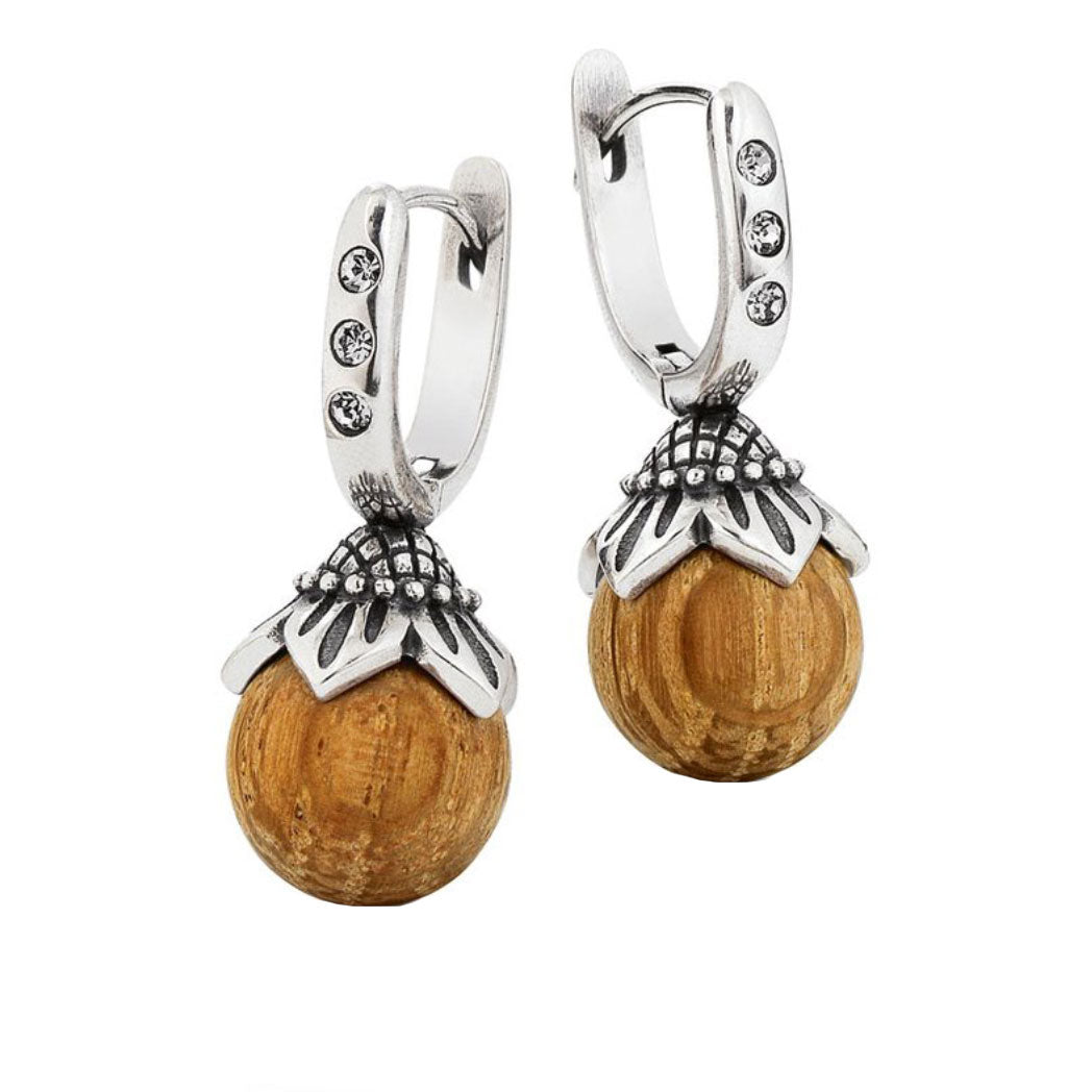 Barrique ezüst fülbevaló