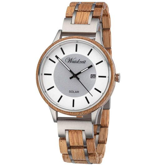 Drevené hodinky Waidzeit Solar Barrique – prvé solárne drevené hodinky na Slovensku vyrobené z vínnych sudov Barrique, ekologické a štýlové zároveň