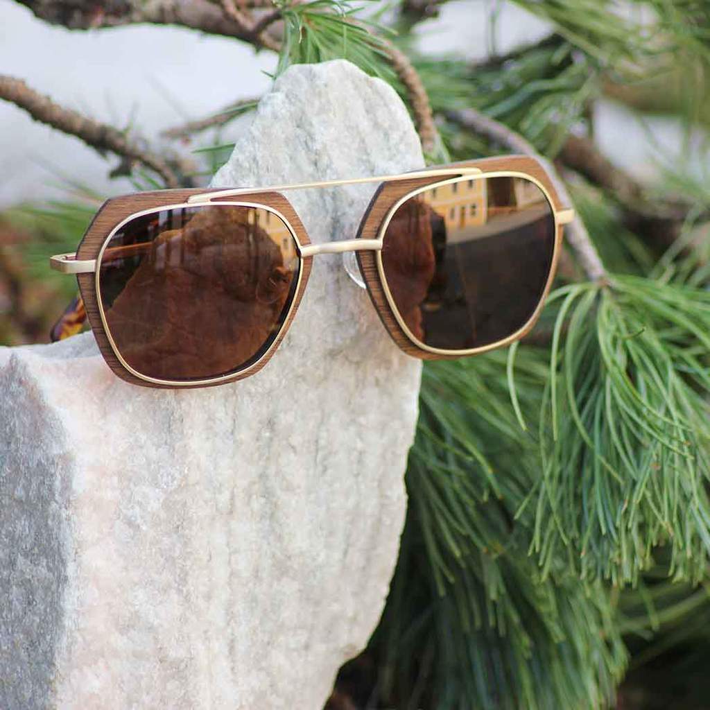 Drevené okuliare Orech od Waidzeit